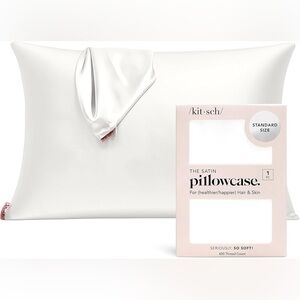 Set of 7 Kitsch Satin Pillowcases (Standard Size)